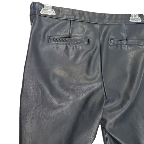 BlankNYC The Bond Black Vegan Leather / Faux Leather Skinny Pants Size 25 - Picture 10 of 15